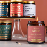 Nurse Retirement Gift - Scented Candle For Retired Nurses, Unique Registered Nurses Week Gift For Women, Farewell Appreciation For Retiring Rn, Lpn, Happy Retirement Presents For Coworker