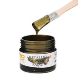Metallic Acrylic Paint Brass, 100Ml Brass Paint For Canvas, Rock, Stone, Wood, Fabric, Art Supplies