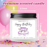 Happy Birthday Candle Gifts For Women,Funny Candle Decor Ideas Unique Birthday Gift For Best Friend Girlfriend Sister 4Oz
