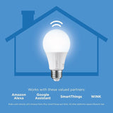 Smart Light Bulbs 8 Pack A19 60W Equivalent Daylight Voice Control Alexa Google Home