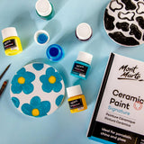 Ceramic Paint Set Signature 26 X 0.7 Us Fl.Oz (20Ml) Multicolor, Vibrant Ceramic Paint, Suitable For Porcelain, Glass, China, Acrylic