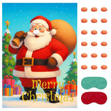 Christmas Game - Pin On The Santa, Christmas Party Games Decorations Supplies Activities