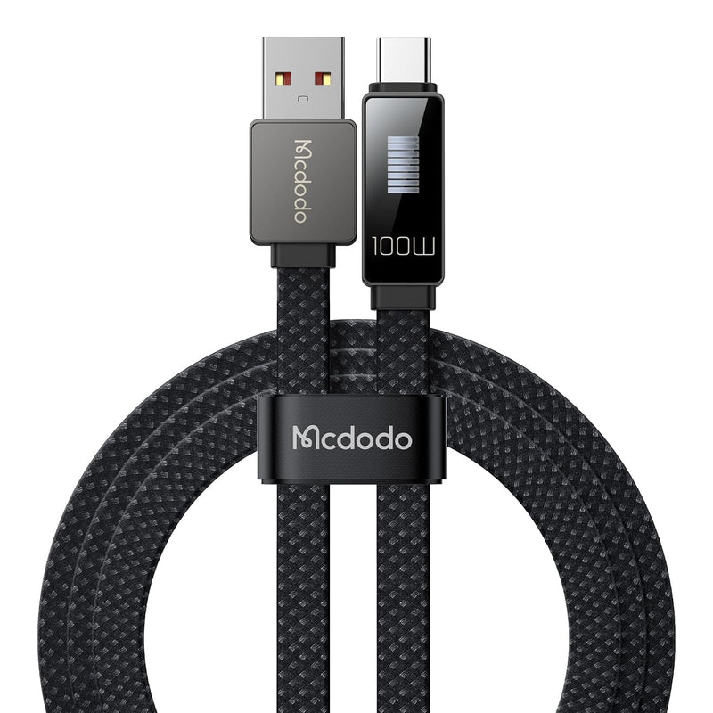 100W Usb A To Usb C Charger Cable,New Rhythm Screen Display 6A Pd Fast Chargin
