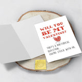 Funny Valentines Day Card For Boyfriend Him, Cute Valentine’S Day Card From Girlfriend Her,(Will You Be My Valentine)