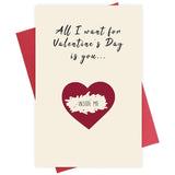 Scratch Valentines Day Card, Funny Vday Scratch Off Card, Unique Valentines Card For Husband Boyfriend