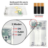30 Led Fairy String Lights Battery Operated For Holiday, Christmas,Diy Wreath Home Wedding Party, Bedroom,Centerpiece,In