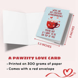 Birthday Anniversary Card For Him, Boyfriend, Bf, Husband, Men - Funny Love Cards For Him - Anniversary, Birthday Cards For Boyfriend Husband - Single 5.3''X 8'' Greeting Funny Bday Card