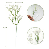 Artificial Baby Breath Flowers Bulk, 20 Stems Faux Gypsophila For Wedding Bouquets, Bridal Decor, Home Decor – Realistic Long-Lasting Fake Flowers, Bendable Stems, 2.8Oz, 11.5 Inch White