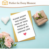 Sarcastic Valentine'S Day Card For Husband Wife Boyfriend Girlfriend Partner Spouse, Funny Wedding Anniversary Card For Him Her, Hilarious Love You Gift For Women Men