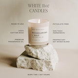 Relaxation Candle - Peppermint, Clove, Cedar, Eucalyptus Scented Aromatherapy Candle - 11Oz Jar Candle With Wood Lid, 50+ Hour Burn Time, Made In The Usa - Spa Candle For Spring