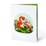 Cutpopup Fox, Mothers Day Card Pop Up, 3D Birthday Greeting Card, Mother'S Day Card For Women, Mom, Wife, Grandma, Daughter (Mothers Day Fox)