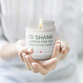 Best Friend Candle - Sister Candle - Funny Birthday Gifts For Women - Hand Poured In The Usa - 9 Oz - Bestie Gift - Cotton Wick, Cute Christmas Friendship Gifts Ideas, Valentines Day