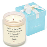 Friendship Gifts For Women Men, Best Friend Birthday Gift For Women, Friend Candle Birthday Gifts For Friends Female, Woman, Her, Bestie, Male, Coworker Lavender Soy Wax Candle With Box Gift
