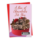 - Valentine'S Day Greeting Card With Envelope (4.63 X 6.75 Inch) - Box Of Chocolates C8855Vdg