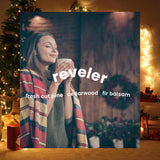Reveler Scented Winter Candle – Aesthetic Holiday Candle For Home, Fresh Pine, Cedarwood & Fir Balsam, Clean Coco Wax Blend, Vegan, Paraben-Free, 45-Hour Burn, Christmas Decor – 8Oz