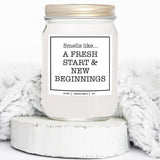 You Nique Designs New Home Candle 8 Oz - New Job Gifts For Women, Get Well, Divorce Candle, Break Up, Housewarming Candles, Housewarming Gift, New Beginnings Gift (Lavender & Vanilla)