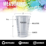 Floetrol For Acrylic Paint Pouring Medium Additive, White Paint Pouring Supplies, 20 Disposable Paint Mixing Cups, 20X Pixiss Wood Paint Mixing Sticks