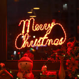 24 Inch Christmas Window Silhouette Lights,Merry Christmas Window Silhouette Lights,Double Side Lamp Decoration For Holi