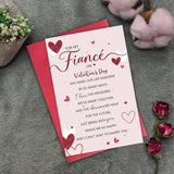 Valentine'S Day Card For Fiance, Romantic Love Greeting Card For Future Husband, Valentine Gift For Fiance