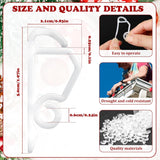 Holiday Light Clips,150 Pcs Holiday Light Clips Outdoor Lights Hooks For Christmas Party Light Strings Outdoor Hang Gutter Hooks Halloween Decoration(D)