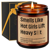 Candle, Weight Lifting Gifts, Weightlifting Accessories, Workout Gifts For Weightlifters Women, Funny Power Lifting Bday Idea For Gym Rat, Fitness Lover, Lifter, Powerlifting Girl, Bodybuilder
