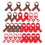 30Pcs Mini Scarf Red Green Christmas Decorations Diy Doll Clothes Toys Small Scarf For Holiday Wine Bottle Decorations Christmas Set Santa Hats For Crafts