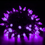 C3 Outdoor Christmas Lights, 18Ft 50 Led Commercial Grade String Lights For Patio Garden Home Halloween Xmas Tree Holida