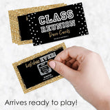 Big Dot of Happiness Reunited - School Class Reunion Party Game Scratch Off Dare Cards - 22 Count