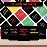 Unique Badass Birthday Gifts For Women - Badass Affirmation Cards - 55 Sweary Affirmation Cards For Women - Daily Positive Motivational Card - Inspirational & Self Care Quotes - Spiritual Gifts For Best Friend, Sister