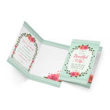 Wife Valentine'S Day Card, Made In America, Eco-Friendly, Thick Card Stock With Premium Envelope 5In X 7.75In, Packaged In Protective Mailer (Flower Wreath)