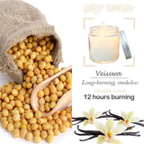 24 Pcs 4 Oz Mini Soy Candles,Vanilla Scented,Aromatherapy Candle,Bulk Candle Set?Great Stress Relieving Scented Candles For Girls As A Gift For Birthdays, Weddings And More!