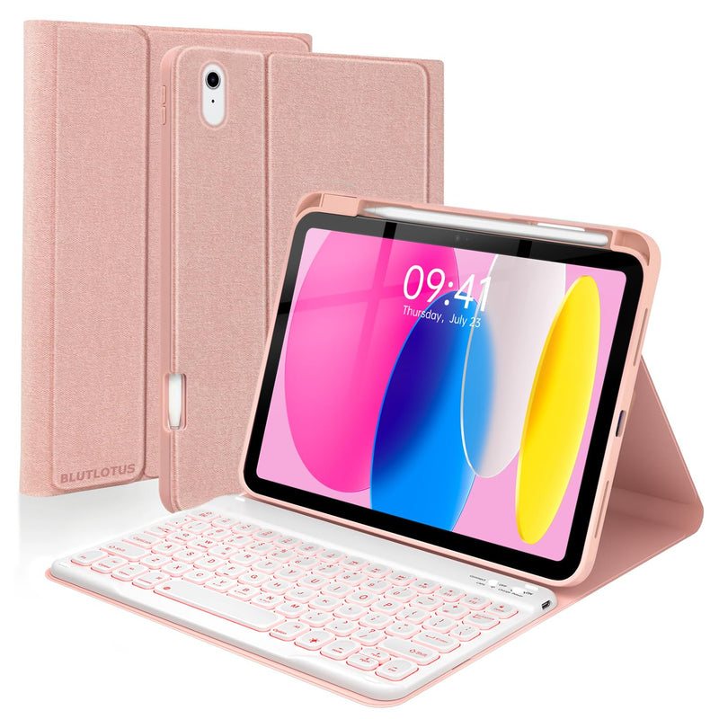 Ipad 10Th Generation Case With Keyboard 2022, 10.9 Inch Keyboard Case With Pen