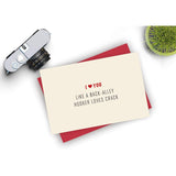 Valentines Day Card, Adult Funny Love Card, Rude Birthday Card For Boyfriend Husband