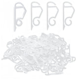 Christmas Light Clips, White Gutter Hooks Outside String Lights Clips Weatherproof Outdoor Seasonal Lighting Hooks Easy Installation Of Christmas Lights On Shingles Gutters (120, White)
