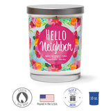 Hello Neighbor - Housewarming Gifts New Home - House Warming Candle For Women, Men, Couples, Apartment, Decor Ideas, Welcome, Hostess, Handmade In Usa
