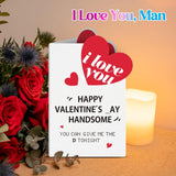Valentines Day Love Gifts For Him, Valentines Day Card Gifts For Husband Men, Funny Card, Mens Valentine Gift For Boyfriend Husband, Valentine Gift For Him