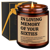 Scented Candle, 70Th Birthday Gifts For Women, Men - 70 Year Old Birthday Gifts For Woman, Man - Happy 70Th Bday Decorations - Funny 1956, Turning 70 Ideas For Friend, Mom, Dad, Grandma, Grandpa