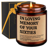 Scented Candle, 70Th Birthday Gifts For Women, Men - 70 Year Old Birthday Gifts For Woman, Man - Happy 70Th Bday Decorations - Funny 1956, Turning 70 Ideas For Friend, Mom, Dad, Grandma, Grandpa