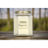 Magnolia Scented Blended Soy Candle | Light And Lovely Floral Fragrance | Hand Poured In The Usa By (8 Oz)