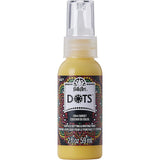 FolkArt Dots Acrylic Craft Paint, Sunset 2 fl oz Vibrant Multi-Surface Dot Paint Perfect for Easy to Apply DIY Arts and Crafts, 12044