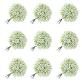 150Pcs Babys Breath Artificial Flowers, Bulk Faux Baby Breath Flower Babys Breaths White Gypsophila Real Touch Wedding Flower Bouquet For Wedding Party Bouquet Garden Home Decor-11.81Inches