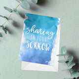 Watercolor Sympathy Cards / 24 Comfort And Peace Note Cards / 6 Colorful Designs With Blank White Envelopes / 4 5/8" X 6 1/4" Thinking Of You Greeting Cards