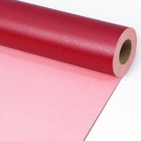 Red Wrapping Paper, Mini Roll-17 Inch X 33 Feet, Wedding Gift Wrap Paper Rolls, Perfect For Holiday, Valentine'S Day, Birthday, Baby Shower Presents