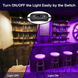 3 Pack 600W LED Black Lights IP66 Waterproof Outdoor Flood Blacklight for Glow Party Stage