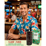 Tiki Torchette Candles From | A 70-Hour Transport To The Tropics | Flamin' Zombie - Grapefruit, Yuzu, And Bitters |Soy Wax, Vegan Friendly | Hand Poured In The Usa, 12 Oz