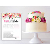 30 Name That Cake Game Cards- Bridal Or Baby Shower, Birthday, Gender Reveal, Engagement Or Bachlorette Party- Fun, Easy Activity For Women, Men, And Kids