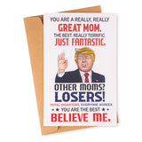 Funny Card For Mom From Daughter, Son, Kids On Mothers Day, Mother’S Day Greeting Card For Mom, New Mom Greeting Card For Women