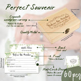 60Pcs Advice And Wishes For The Mr And Mrs, Wedding Advice Cards For Wedding Games, Bridal Shower Guest Book Advice Cards Box For Bride And Groom, Bridal Shower Decorations