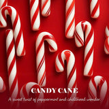 Christmas Holiday Candle - Candy Cane Scent, 7.4 Oz Soy Wax, Winter Scented Candle Gift For Women And Teen Girls