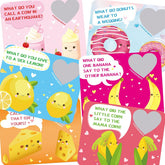 Valentines Day Cards Scratch-Off Jokes For Kids Classroom Exchange 36 Pack
